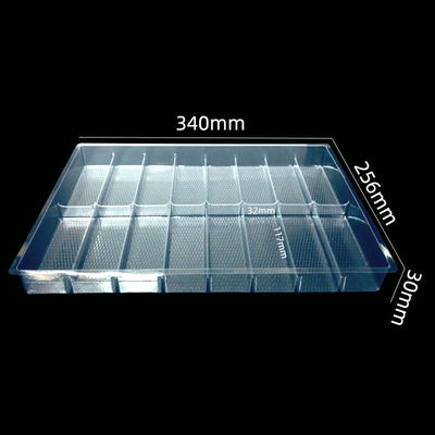 Διαφανής συσκευασία με φουσκάλες PET για πάγο Cube Tray Ανθεκτικό στο κρύο πλαστικό κουτί OEM πάγο μπλοκ