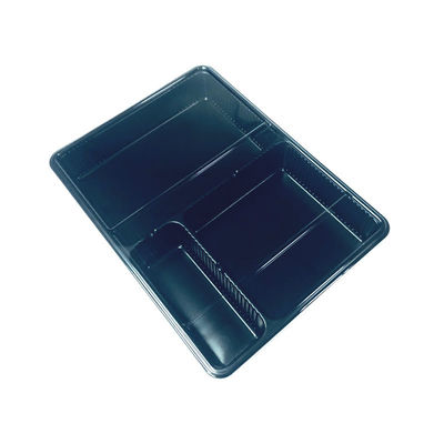 36 χρόνια εμπειρίας Custom PP Black Tray PET Clear Lid Blister Packaging για τεμαχισμένο κρέας
