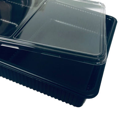 36 χρόνια εμπειρίας Custom PP Black Tray PET Clear Lid Blister Packaging για τεμαχισμένο κρέας