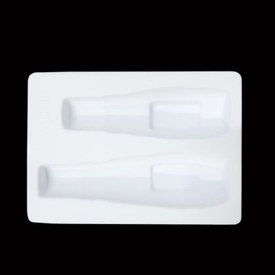 Προσαρμοσμένο λευκό PVC Flocking Box MOQ 10000 PCs για προσαρμοσμένη συσκευασία του συνόλου φροντίδας δέρματος