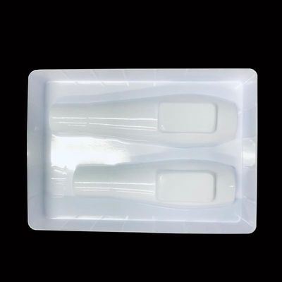 Προσαρμοσμένο λευκό PVC Flocking Box MOQ 10000 PCs για προσαρμοσμένη συσκευασία του συνόλου φροντίδας δέρματος
