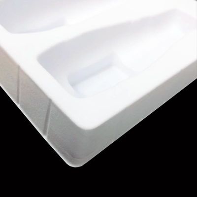 Προσαρμοσμένο λευκό PVC Flocking Box MOQ 10000 PCs για προσαρμοσμένη συσκευασία του συνόλου φροντίδας δέρματος